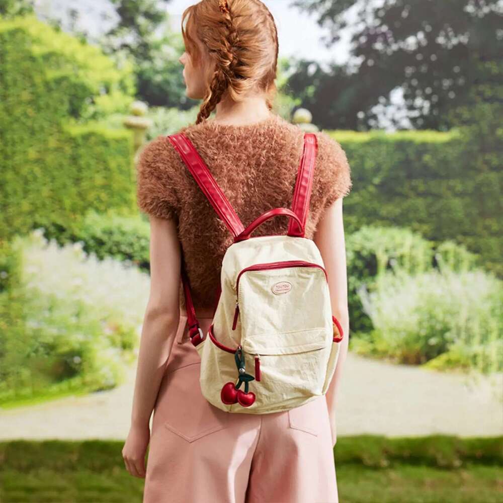 TOUTOU Women Backpack Large Capacity Student Book Bag Original Designer Brand Travel Handbag School Christmas Gift Practical