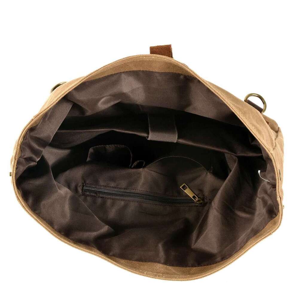 Retro Canvas Shoulder Street Simple Travel Oblique Backpack Trend Messenger Casual Men's Bag