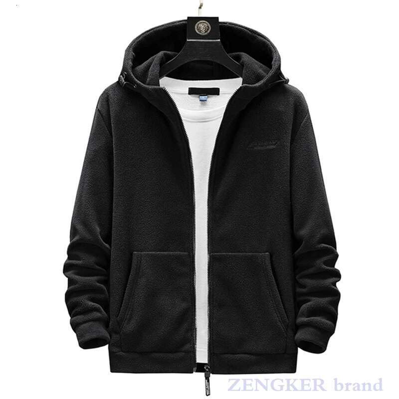 New men's outdoor plus size man hoodies spring autumn polar fleece cardigan hooded sweater jacket men sweatshirt 7XL 8XL