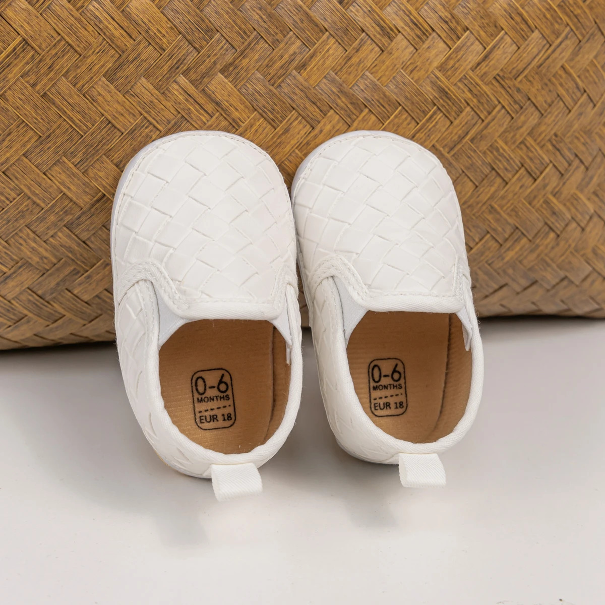 Meckior Baby Boys Girls Shoes Loafers Fine Checkered Shallow Mouth Casual First Walkers Anti Slip Crib Boys Shoes 0-18M 250214