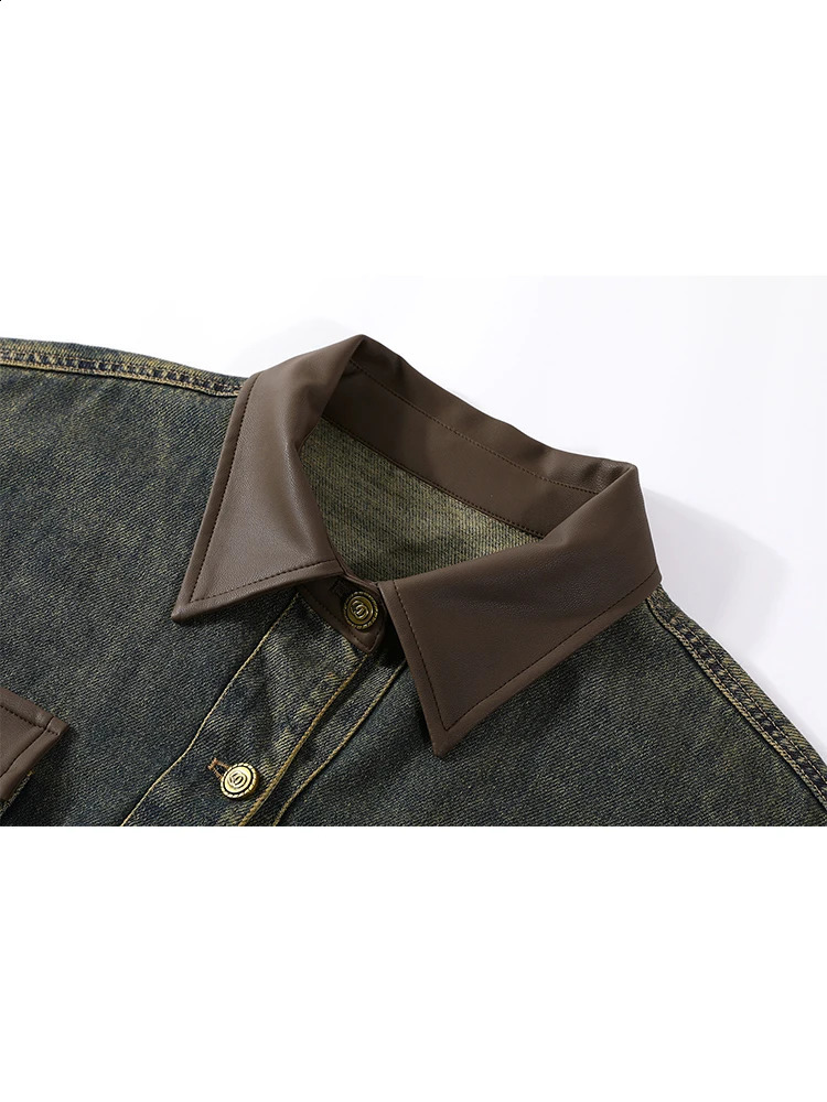 Winter womens Korean Y2k Japanese jeans jacket patch workwear 2000s American retro Harajuku denim jacket Tomboy Stylish Grunge 250214