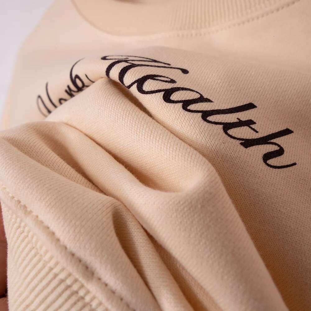 5W252 Letter Graphic Print Sweatshirt Women Long Sleeve Sporty Female Pullover Vintage Casual Short Style Lady Top