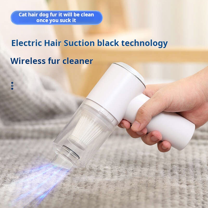 Portable wireless electric hair - sucking high - tech, exclusive mini all - in - one machine for pets, easily handles the hair cleaning of cats and do