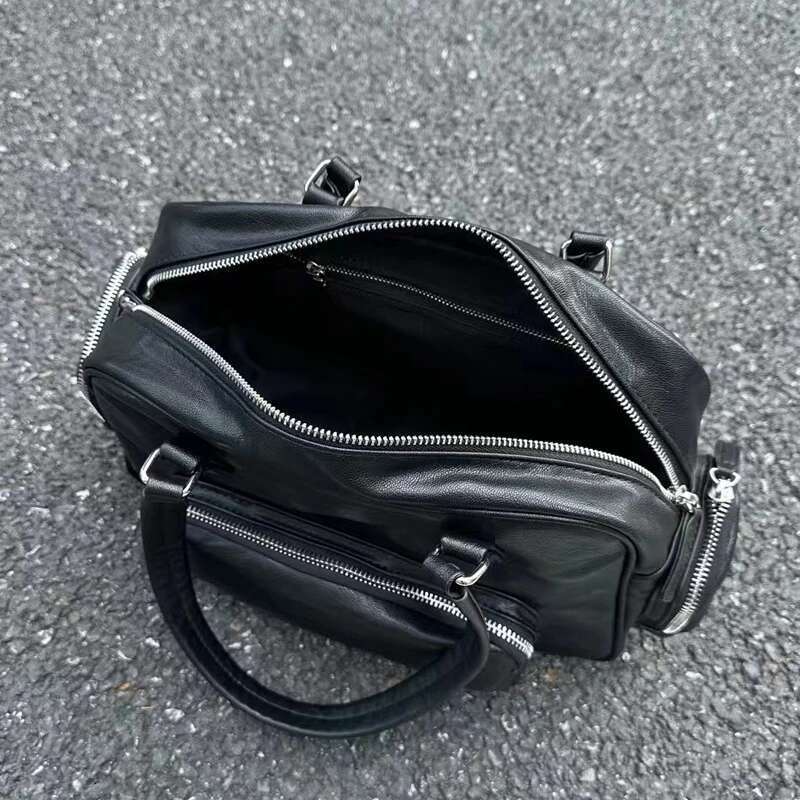 Vintage Tote Bags For Women Designer Handbags Purses 2024 New In PU Leather Top Handle Multiple Pockets Underarm Shoulder