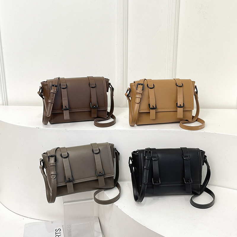 Bag For Women In Winter Niche New Style Fashionable Simple High-End One Shoulder Trendy Bag Korean Version Small Square Versatile Diagonal Cross