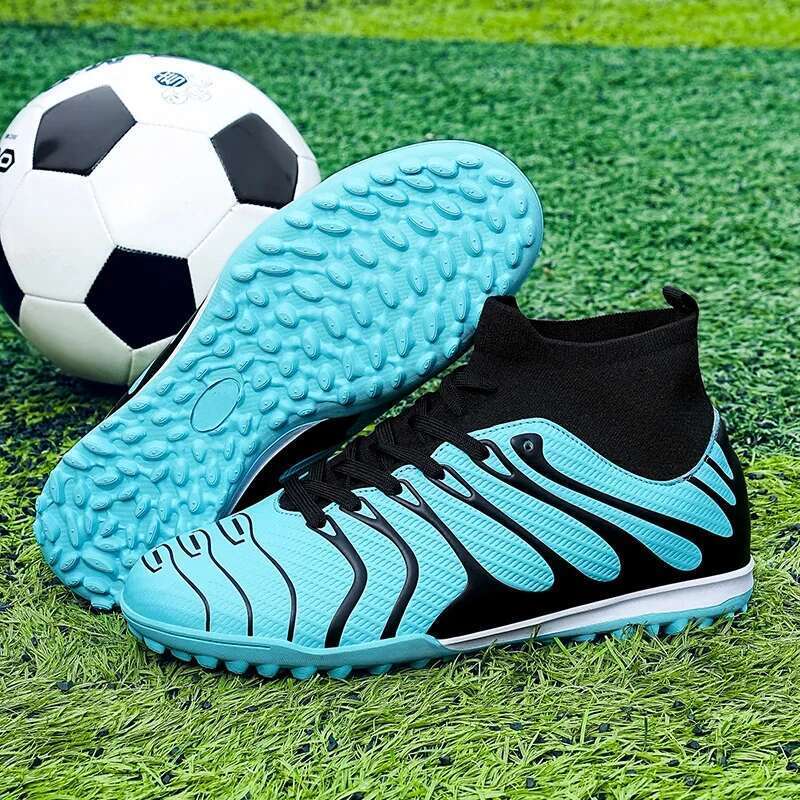 Men TF/FG Soccer Professional Original Shoes Indoor Football Field Boots Grass Training Fast Non Slip Sneaker