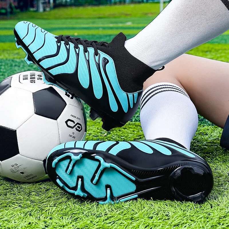Men TF/FG Soccer Professional Original Shoes Indoor Football Field Boots Grass Training Fast Non Slip Sneaker