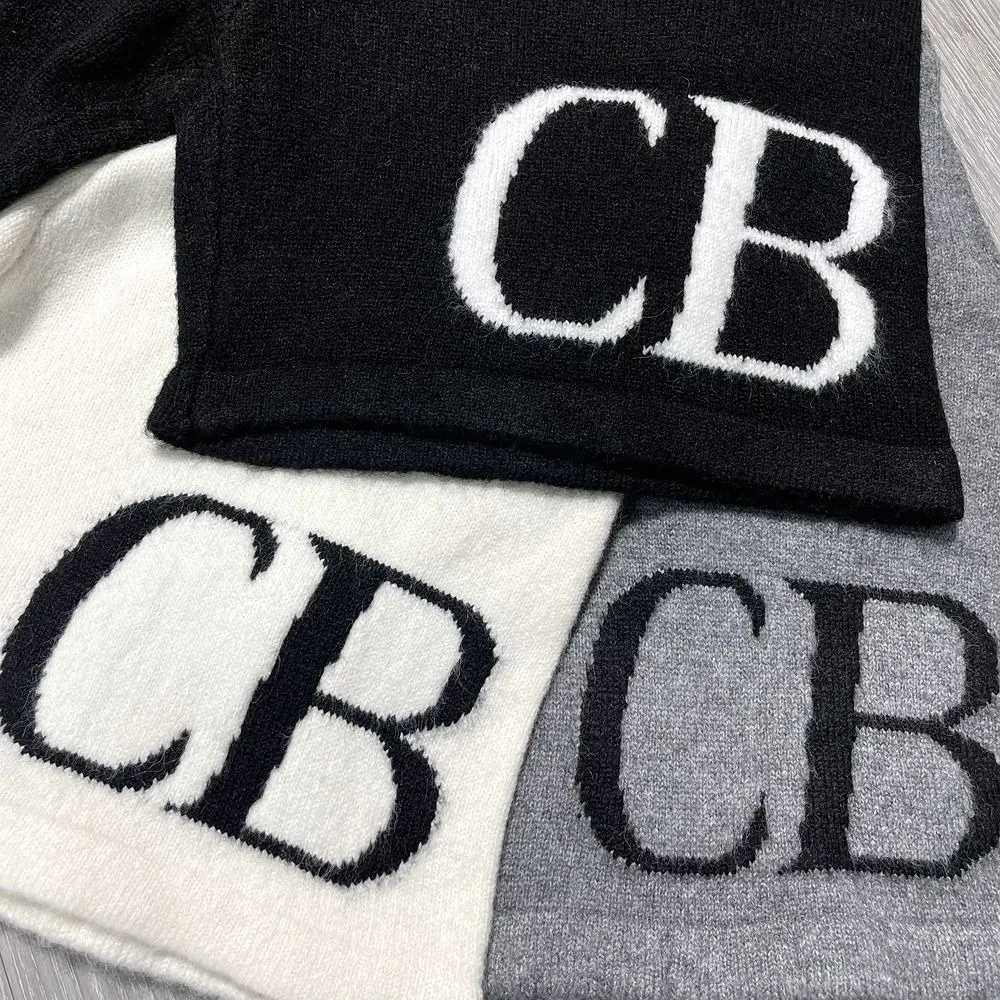 Men CB Letter Jacquard Plush Shorts Casual Drawstring Waist Fuzzy Terry Sweat Shorts Loose Streetwear Fashion Autumn Winter Short Pants