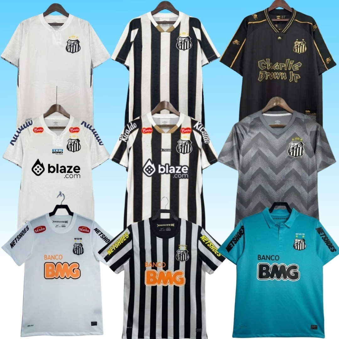 2024 Santos FC Jersey | 60th Anniversary Special Edition Home & Away Retro Football Shirts Breathable Fabric (Men/Women) Limited Stock!