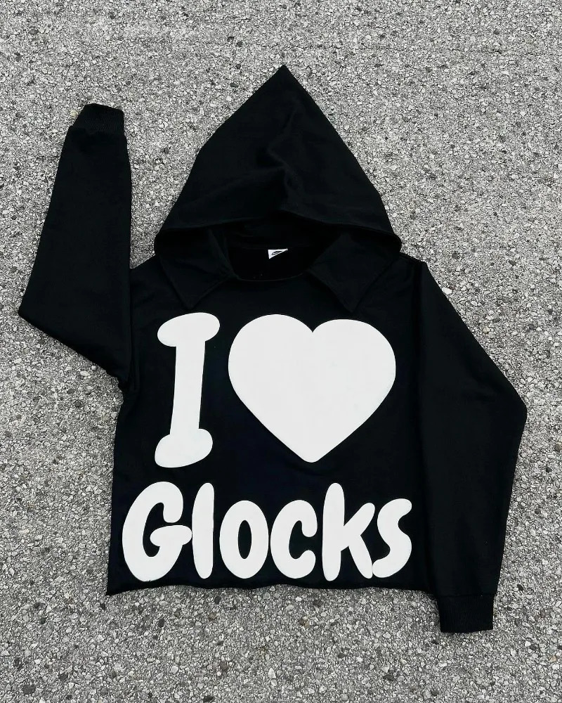 Europe and America autumn letter print hoodie men Y2k lapel pullover street wear trend fashion oversized sweatshirt 250214