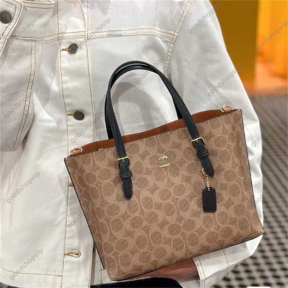 Top Luxury purse 2026 New Brown Coated Old Flower Mollie 25 Tote Handbill Shoulder Shopping Designer Bag