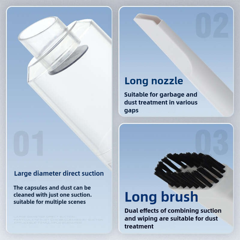 Portable wireless electric hair - sucking high - tech, exclusive mini all - in - one machine for pets, easily handles the hair cleaning of cats and do