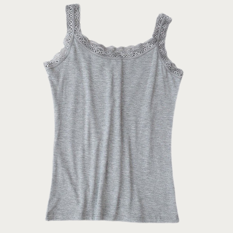 New sweet lace edge splicing sling vest women's spring and summer Korean version thin inner sleeveless vest