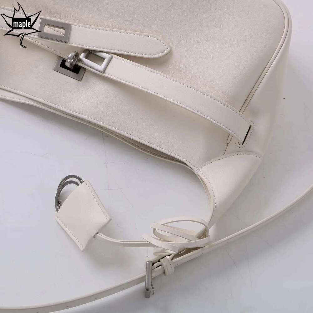 2025 New Ins Chic Design Stylish Black Tote Large Capacity Nappa Cow Leather Women Single Shoulder Bag High-End Ladies Handbag