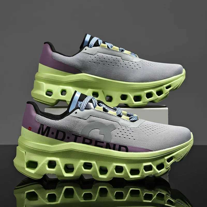 M Cushiing Sneakers NSlip Casual Sports Shoes Lightweight Mens Walking Running Shoes Hhollow Design Y250226 Y250415