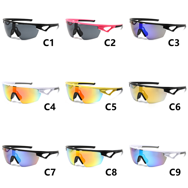 Brand Half Frame Cycling Sunglasses Men Women Sunglasses Outdoor Bicycle Sun Glasses Uv Protection Eyewear Riding Running Goggles