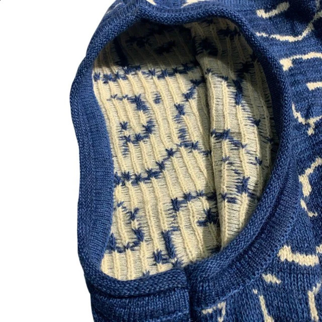 2014aw High Street Kapital Retro Sweater Knitted Vest Casual Edition Sweater Vest Street Clothing Y2k Mens Clothing 250210
