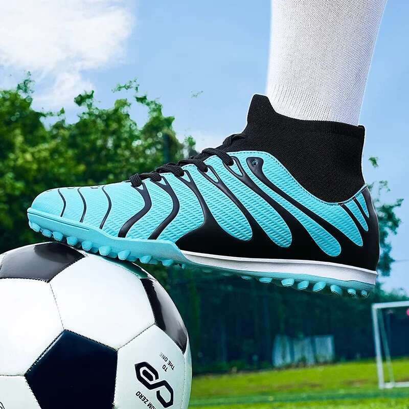 Men TF/FG Soccer Professional Original Shoes Indoor Football Field Boots Grass Training Fast Non Slip Sneaker