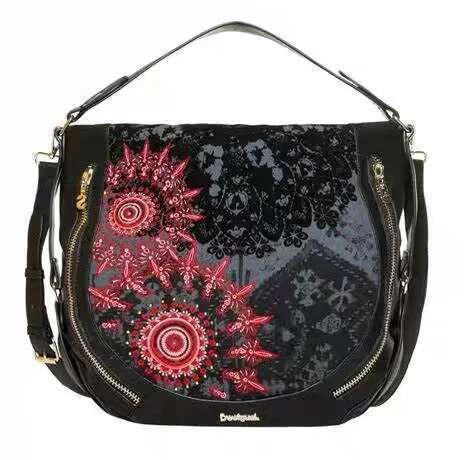 2022 Spain D Women's Fashion Handbag Embroidery Print Unique High Quality Backpack Personality Trend