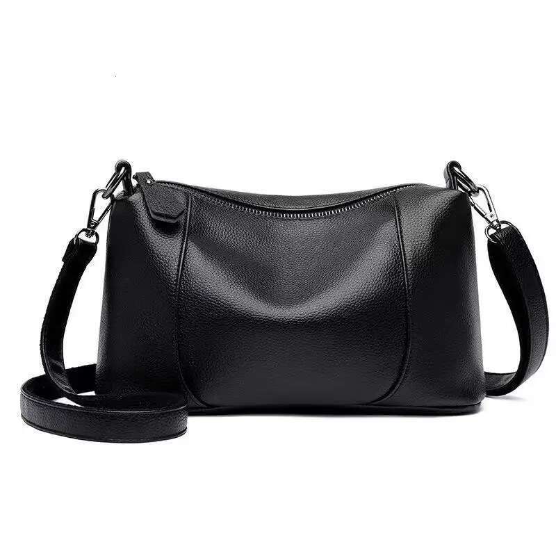 New Vintage Crossbody Cowhide Cell Phone Shoulder Bag Genuine Leather Messenger Bags Fashion Daily Use For Women HandBags E28