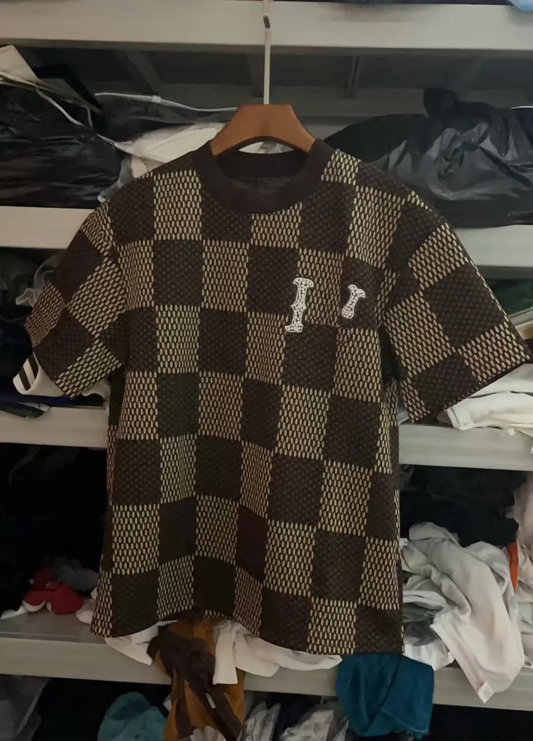 Men's T-Shirts luxury fashion classic mens honeybee striped embroidery shirt cotton mens designer tshirt white black red polo size m3xl