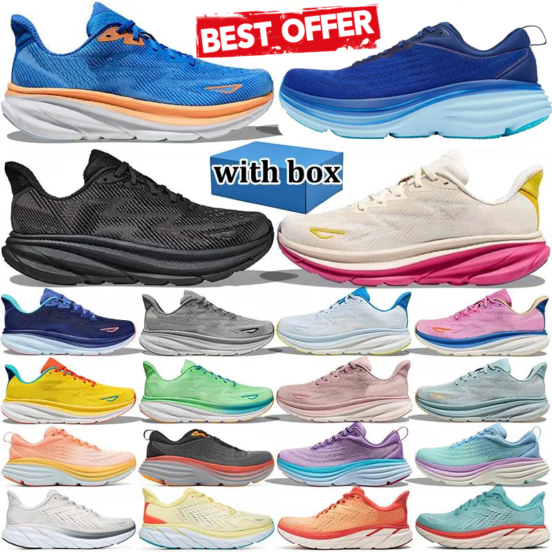 2025 Clifton 9 Bondi 8 running shoes for mens womens Kawana triple black elevon breathable womens sneakers shoe sports mens trainers