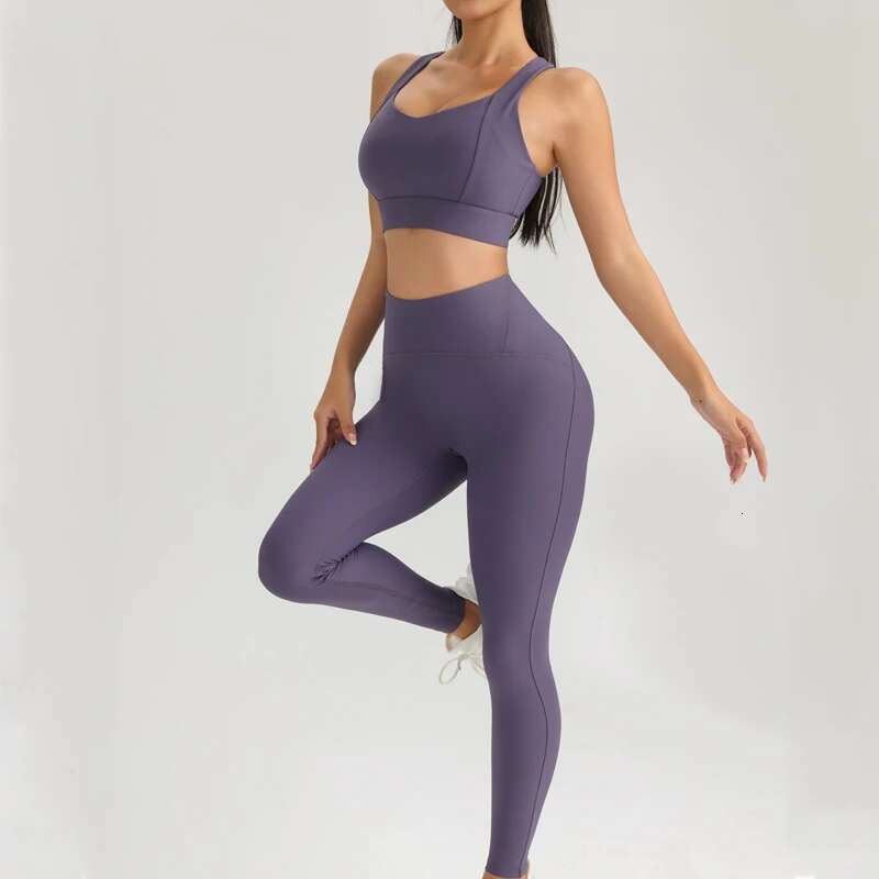 Sportswear Woman Gym Yoga Clothes Sport Outfit Elegant 2-Piece Sets Fiess Clothing Bra And Pants Set