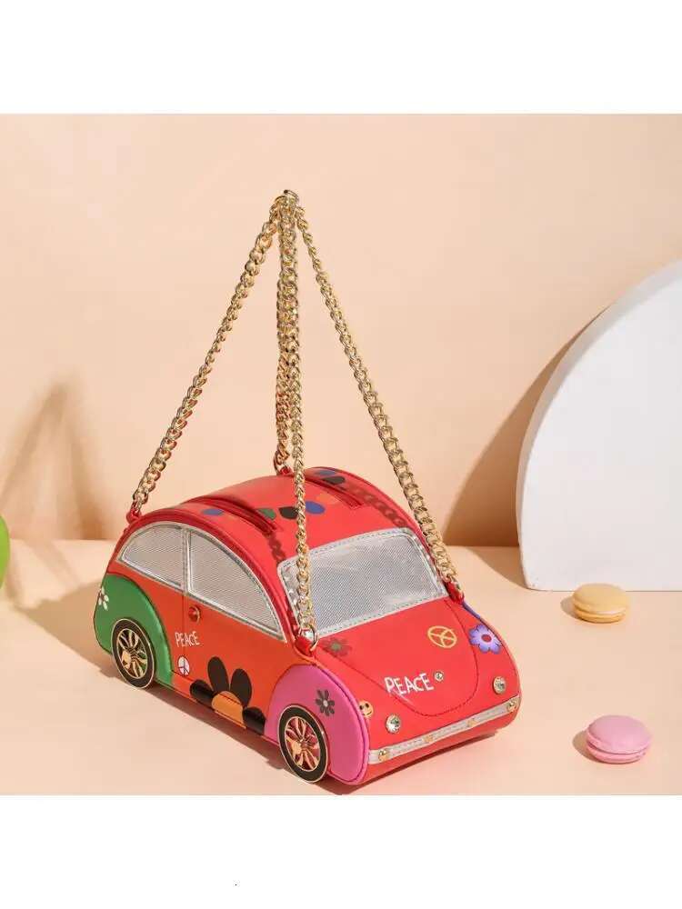 Vintage Car Style Bag Purses And Handbags For Women Ing Color Chain Shoulder Bags Party Clutch Female Designer Brand Totes