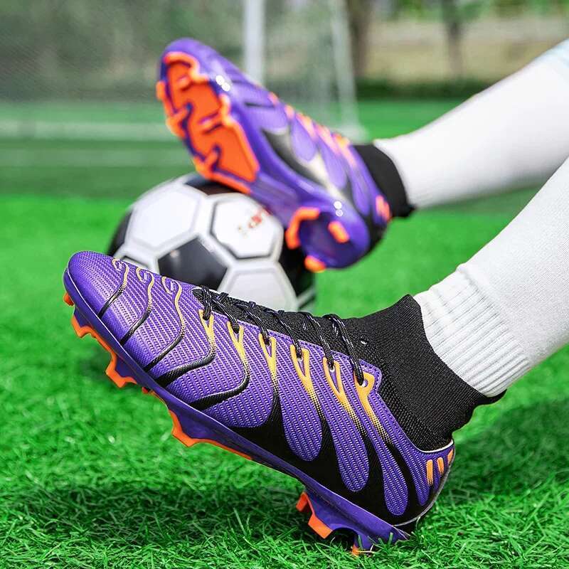 Original Men Field Boots Professional Turf Cleats Soccer Indoor Futsal Non Slip Training Football Shoes