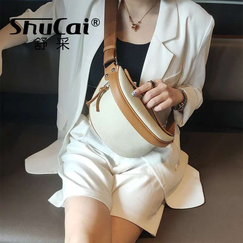 The New Women's Chest Bag Fanny Pack Bundi Bao Chao Large-Capacity Soft Leather Bag Is Small And Light With All Kinds Of Fashion