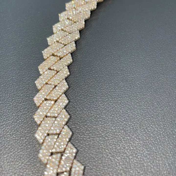 10mm Premium Quality Low Prices Latest Design Iced Out Vvs Moissanite Diamond Cuban Link Chain for Mens Womens Birthday Gifts