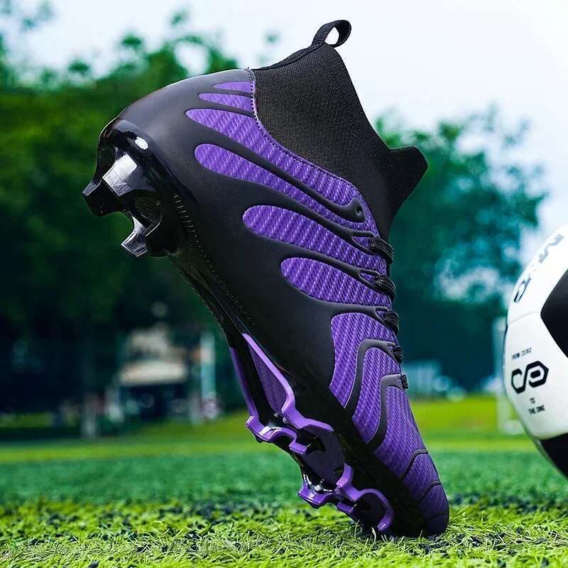 TF/FG Men Soccer Society Cleats Non Slip Shoes Outdoor Professional Studded Turf Comfortable Football Field Boots