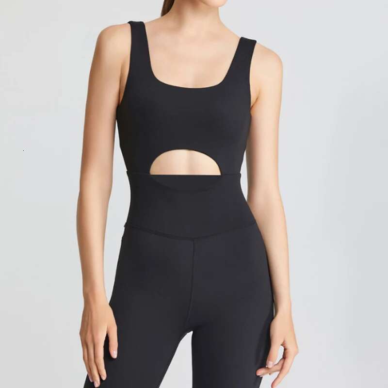 Yoga Jumpsuit For Women Backless Sexy One-Piece Bodysuit Fiess Set Breathable Gym Clothing Running Sportswear Outfits