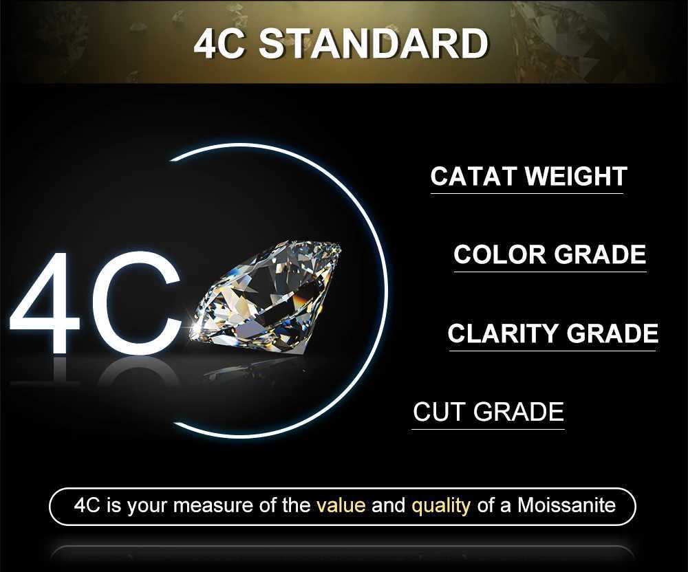 Designer necklace Sparkling Moissanite Tennis Chain Bracelet Necklace 100% 925 Sterling Silver Pass Diamond Test Fine Jewelry Valentines Day Gift