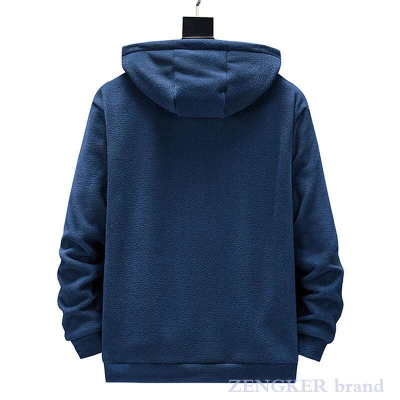 New men's outdoor plus size man hoodies spring autumn polar fleece cardigan hooded sweater jacket men sweatshirt 7XL 8XL