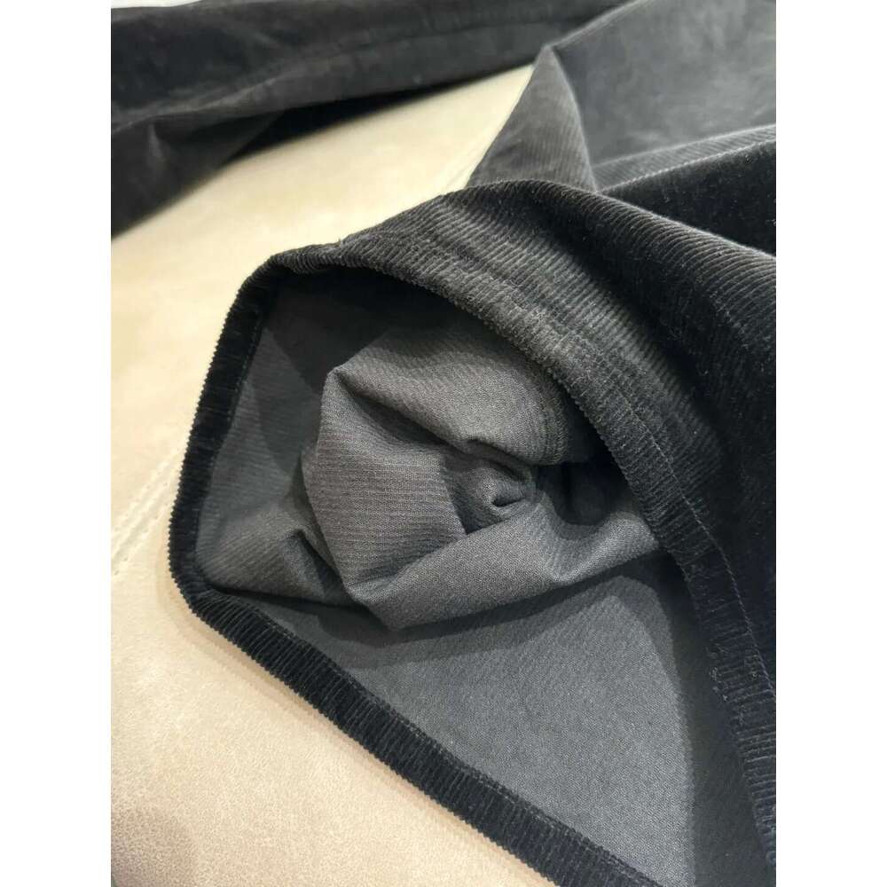 24 Autumn And Winter New Fashion High-Waisted Slim Corduroy Straight Women's Casual Wide-Leg Long Pants