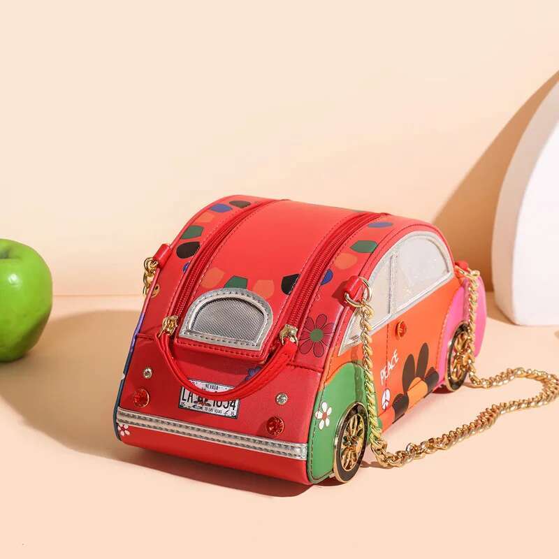 Vintage Car Style Bag Purses And Handbags For Women Ing Color Chain Shoulder Bags Party Clutch Female Designer Brand Totes