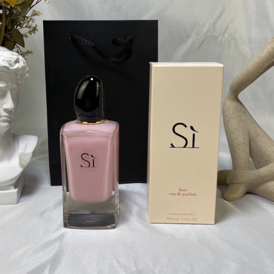 Perfumes Luxury 100Ml Encounter Perfume Woman Longlasting Glamour Ladies Premium Spray Red Pink SI Fragrance