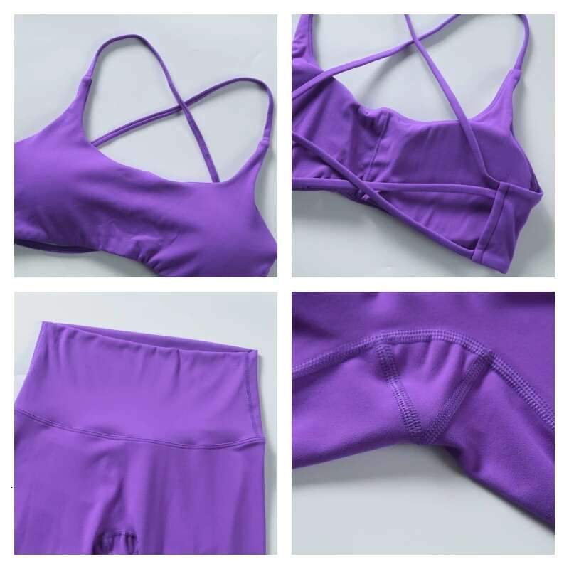 Ctenkevet 2 Piece Sport Outfit Woman Sports Set For Quick-Dry Yoga Clothing Workout Women Gym Bra Sets