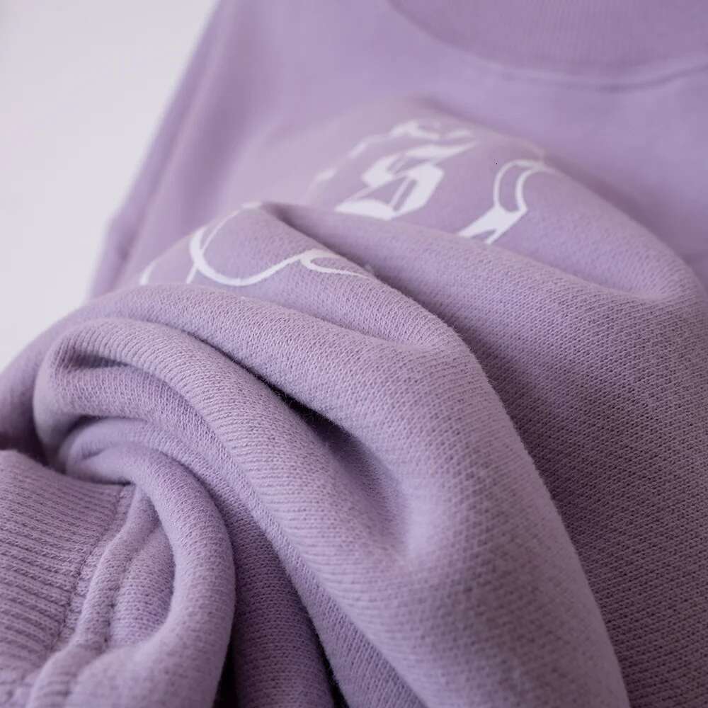 5W251 Letter Graphic Print Spotry Sweatshirt Women O-Neck Long Sleeve Sporty Female Pullover Vintage Casual Lady Top 2024