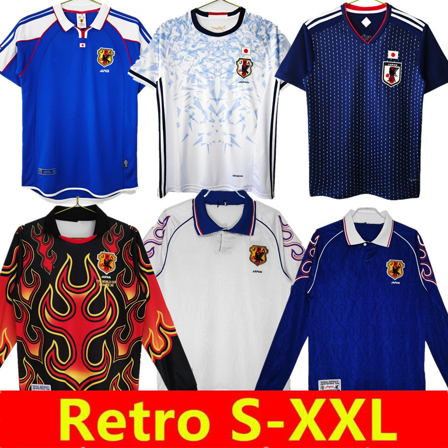 1998 goalkeeper 2000 Retro version Japan Soccer Jerseys Home away NAKATA NANAMI NAKAYAMA ATOM KAGAWA OKAZAKI 98 99 00 16 18 Football Shirt Uniforms Long Sleeve