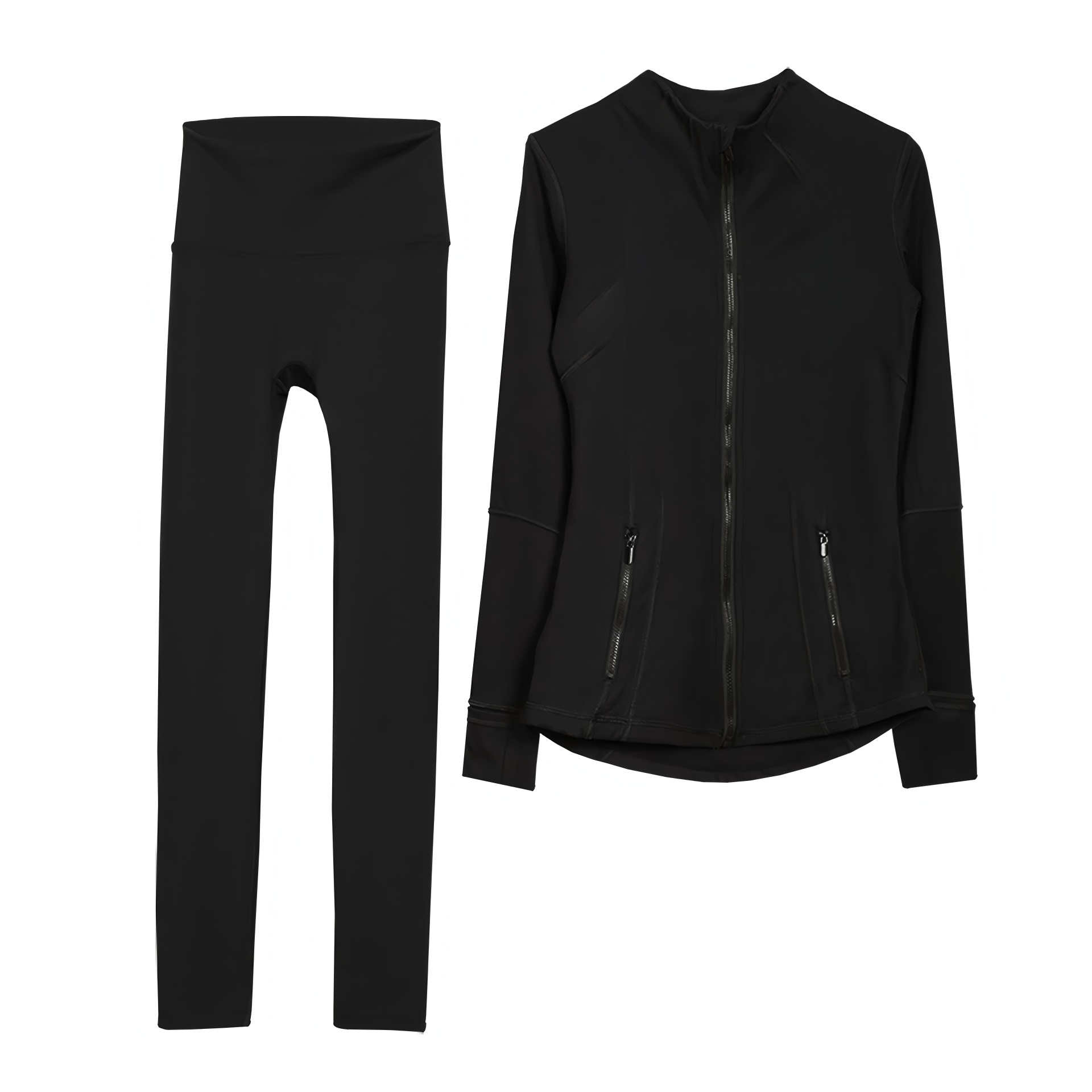 Yoga Woman Set Leggings Jacket Shorts Flared Womens Gym Ourtdoor Zippered Jackets Slim Fit Running Shorts Legging Tracksuits HighQuality Durable Lightweight