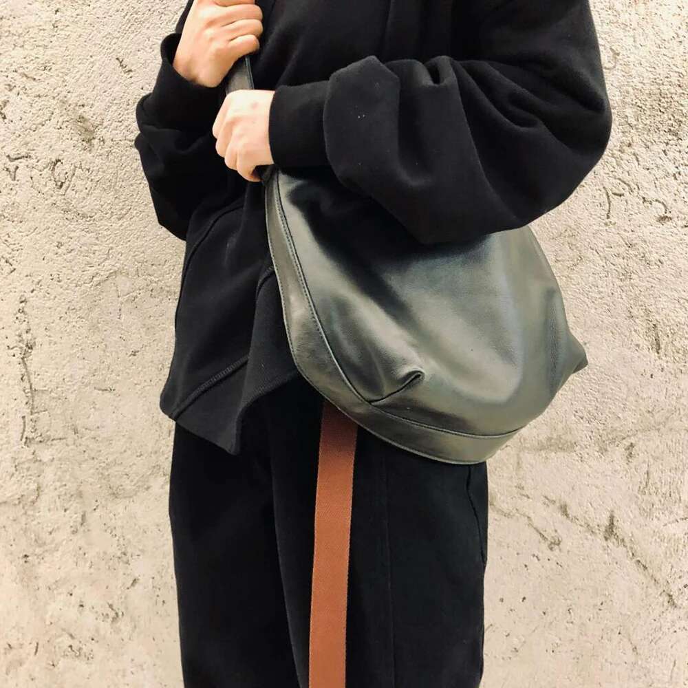 Leather Women Casual Shoulder 100% Natural Cowhide Large Capacity Shopper Big Soft Crossbody Bag Female Tote