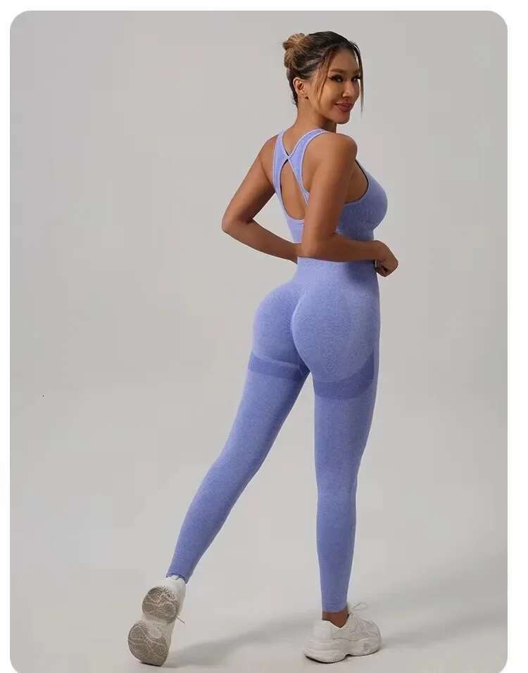 Seamless Yoga Women Beauty Back Sports Bra+ Hip Lifting Leggings Workout Breathable Fiess Set Gym Clothing