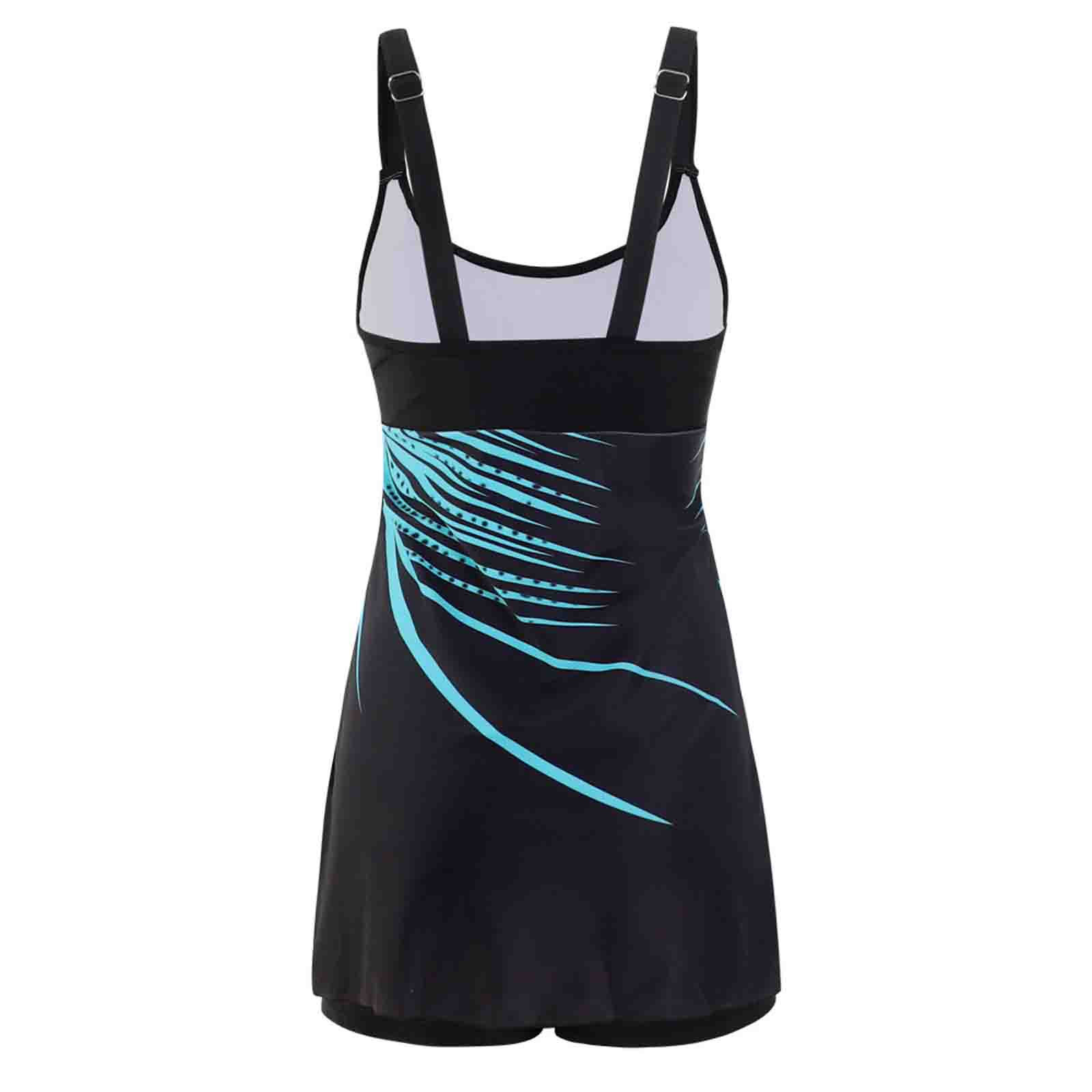 Womens Plus Size Tankini Swimsuit Two Piece Bathing Suits Flowy Swim Tops with Boy Shorts