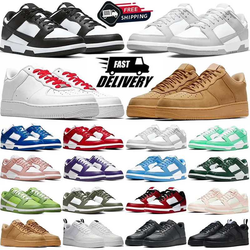 free shipping one shoe shoes classic 1 designer sneakers utility white black wheat spruce aura pastel womens mens trainers men women outdoor sneaker hotsale