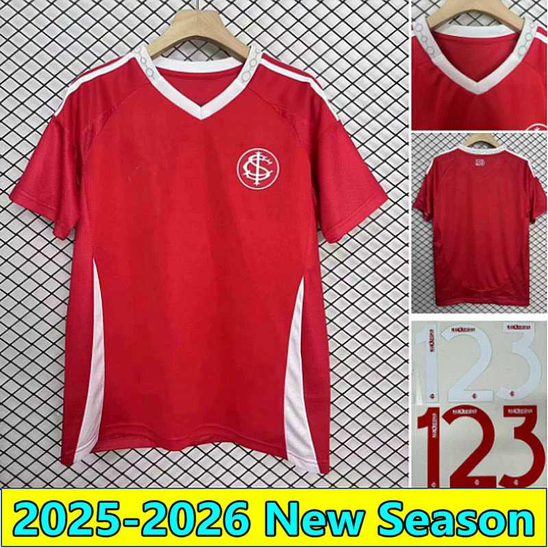 25 26 SC Internacional Soccer Jerseys 2024 2025 2026 home DE PENA ADRIANO Camisa sport club ALAN PATRICK maillots MAURICIO NICO football shirtmen women kids uniforms