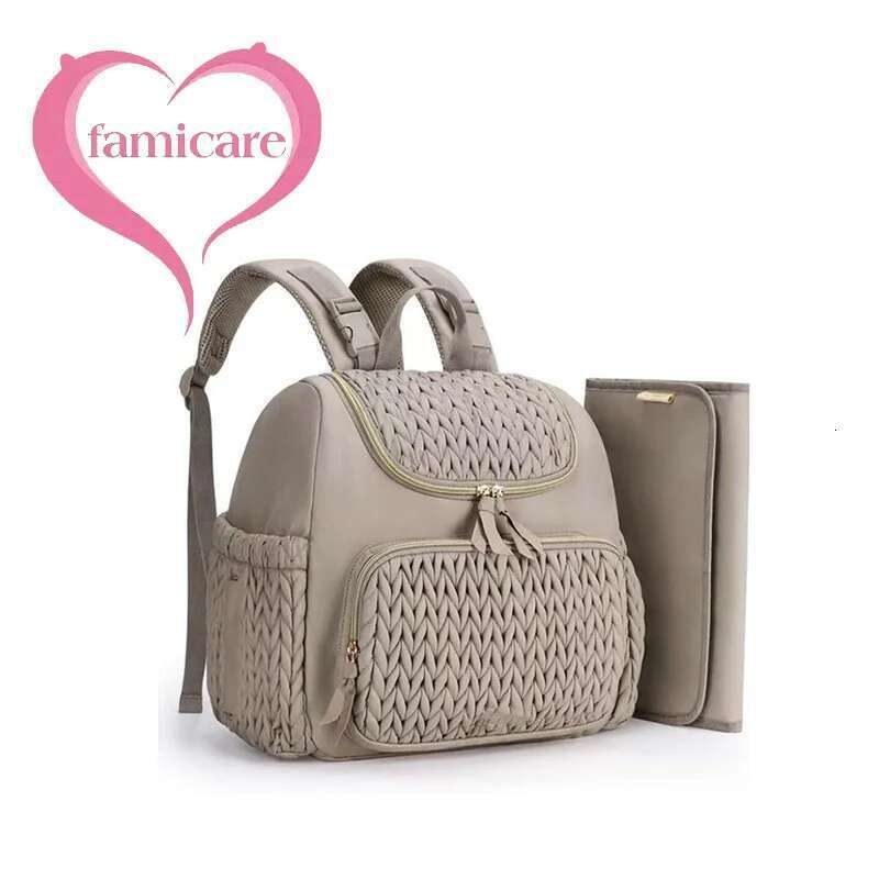 Cross-Border Diaper Multifunctional Mother And Out Of Fashion Mom Large Capacity Backpack Baby Stroller Hanging Bag