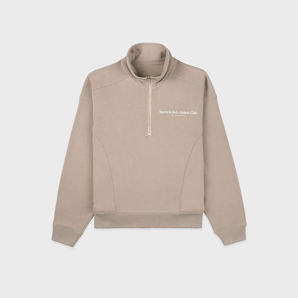 5W307 Club Letter Graphic Print Sweatshirt Women Turn-Down Collar Long Sleeve Sporty Female Pullover Vintage Casual Lady Top