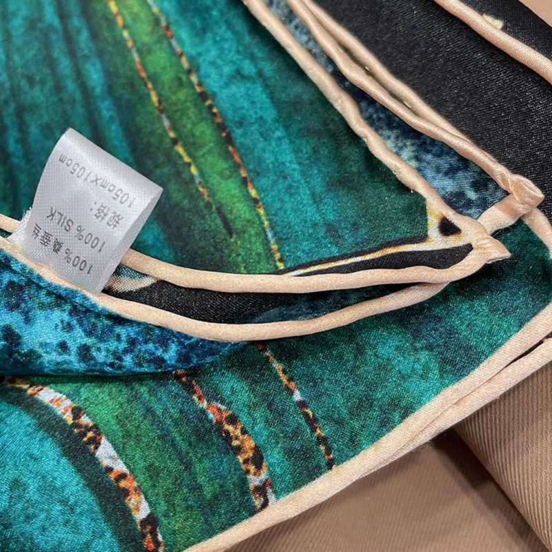 Liuli Ginkgo Hangzhou Silk Scarf Silk Womens Spring and Autumn Mulberry Silk Scarf Air Conditioned Shawl Korean Edition Square Scarf